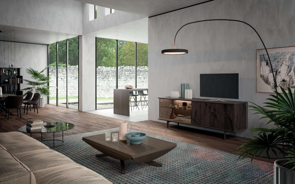 Buffet Ozzio design Brera Vetro X312