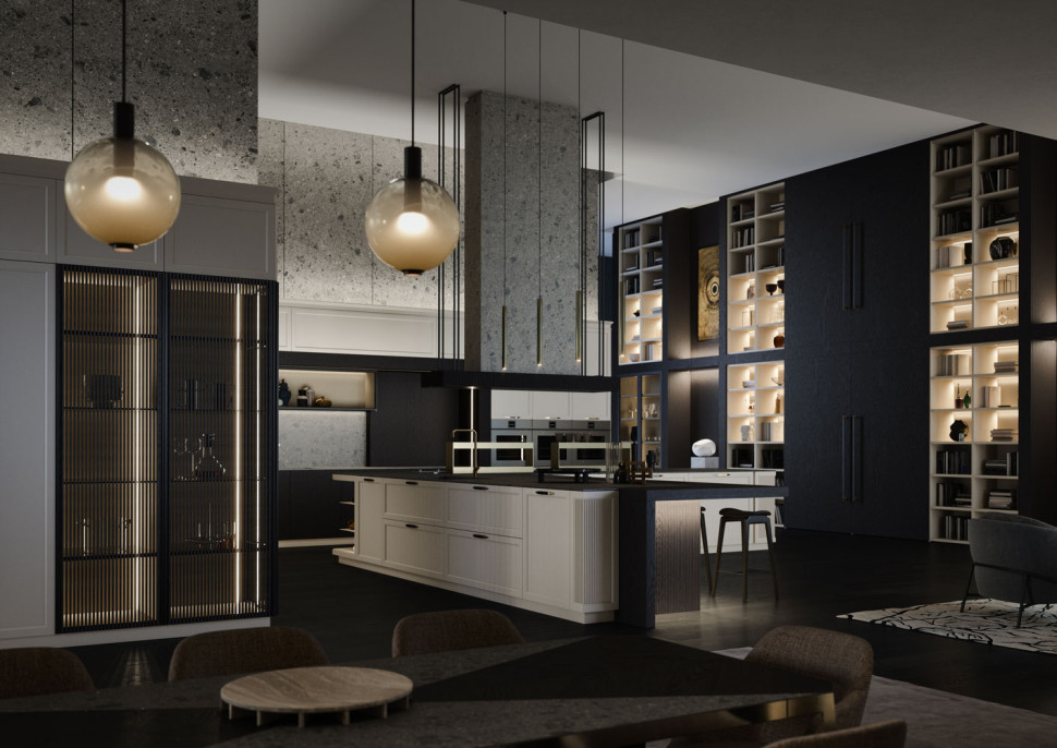 Kitchen Cabinet FM bottega d&#039;Arte Celine