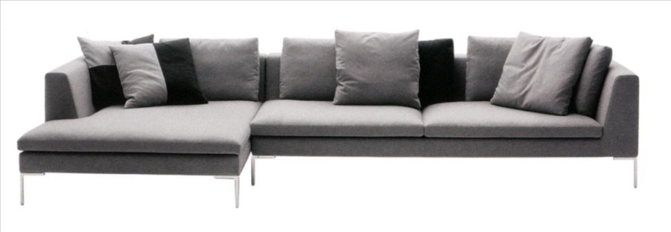 Sofa Charles large B&amp;b italia Chl135ls+chl247d