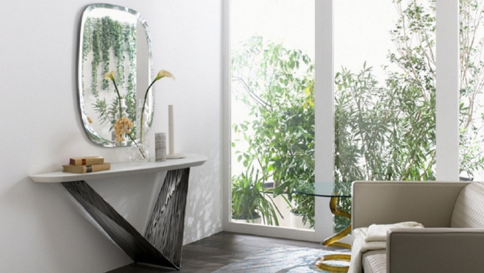 Console Reflex Disegno Prisma Steel Console