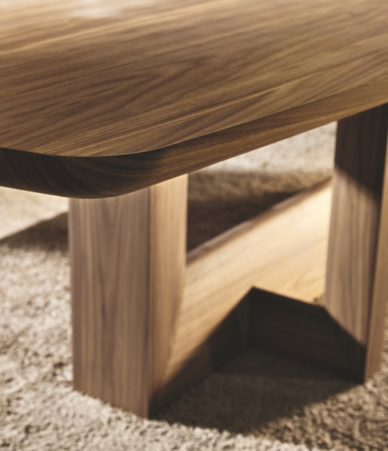 Dining Table Selva Design Leonardo Dainelli INDIGO 3018 - 3020