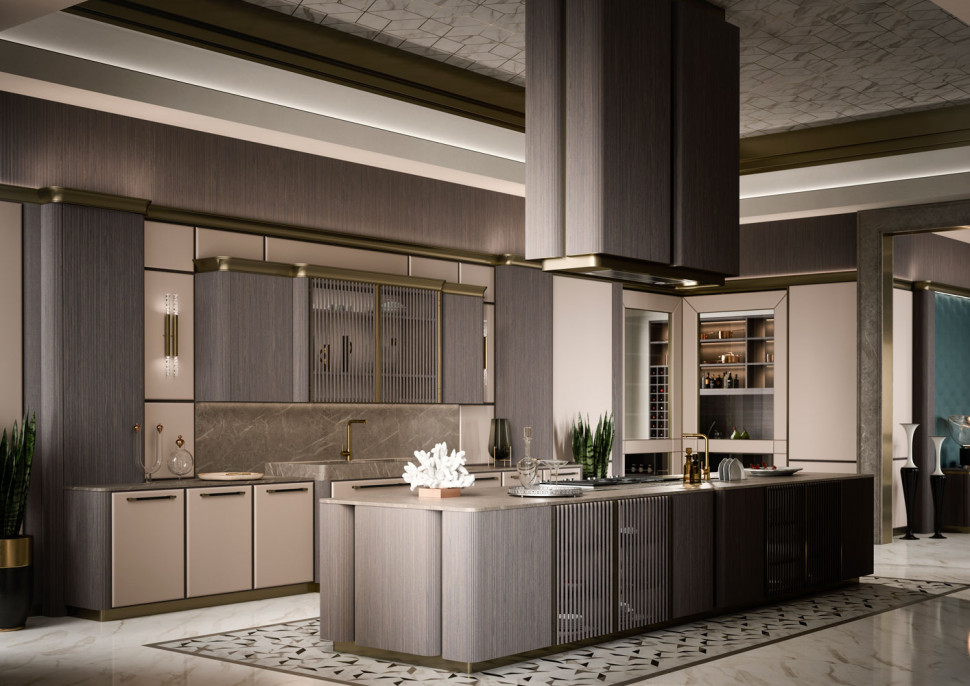 Kitchen Cabinet FM bottega d&#039;Arte Chloe