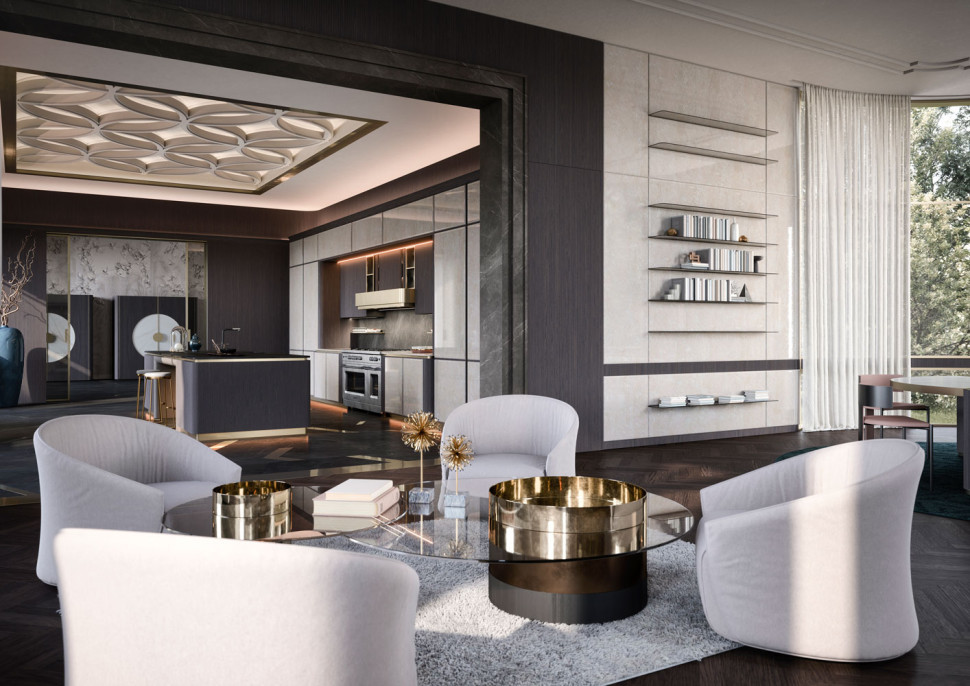 Kitchen Cabinet FM bottega d&#039;Arte Chloe