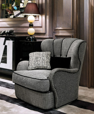 Armchair Mademoiselle Chiara provasi Midnight Cu.19