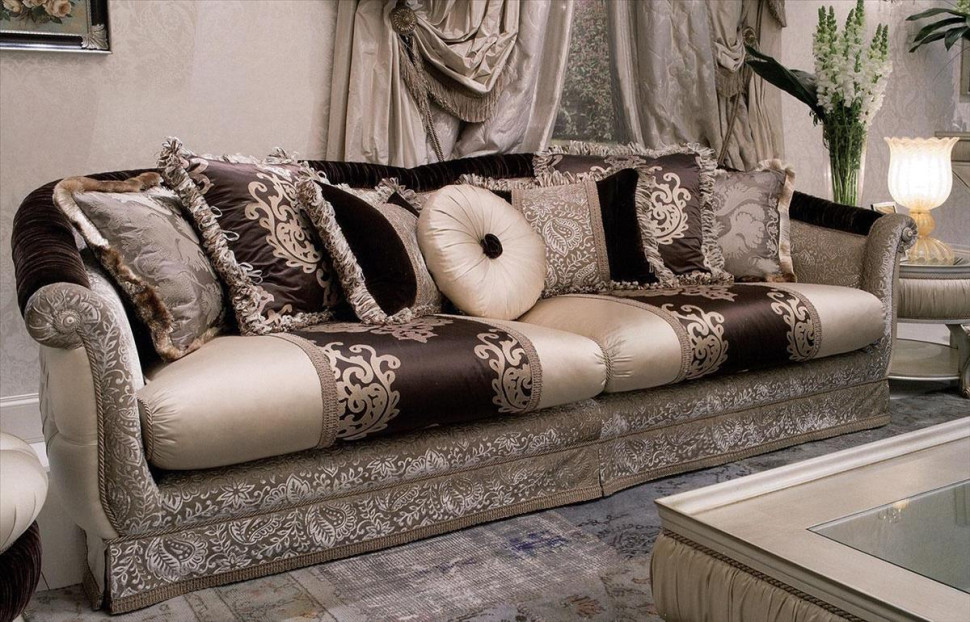 Sofa Carlos Bruno zampa Platinum Carlos patchwork