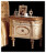 Nightstand Azelia Oak Collezioni classic E5656