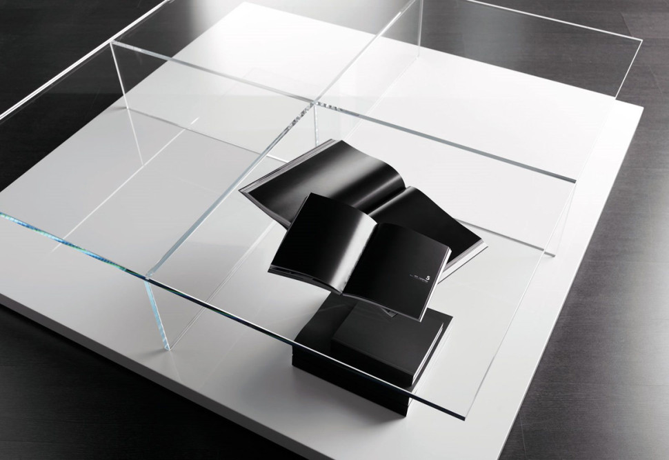 Coffee Table Meridiani Live Cluny crystal