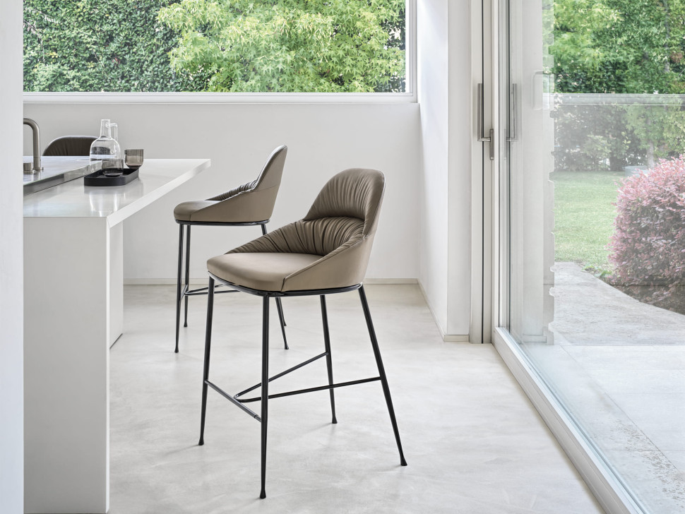 Bar Stool Bontempi Queen Footstool
