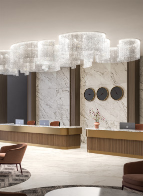 Lamp Chandelier Masiero Galassia T1 DBL