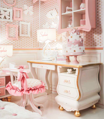 Writing Table kids Ebanisteria bacci Sophie baby Sps2c (d-s)
