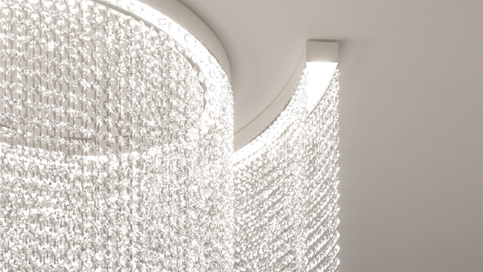 Lamp Chandelier Masiero Galassia T2 SNG