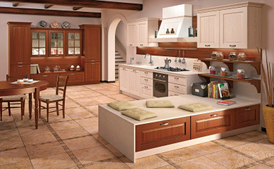 Kitchen Cabinet Vismap Amica Amica frass ino tinto ciliegio