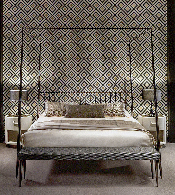 Bed Cantori Spiritual chic Urbino baldacchino