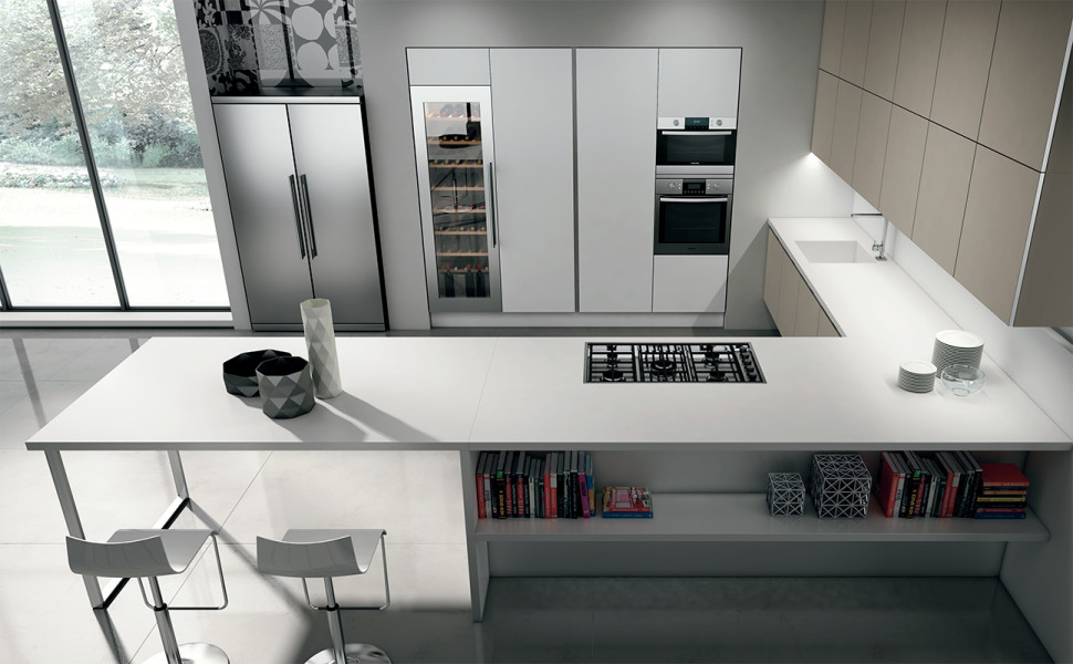 Kitchen Cabinet Gieffe cucine Living supreme Mirror 2
