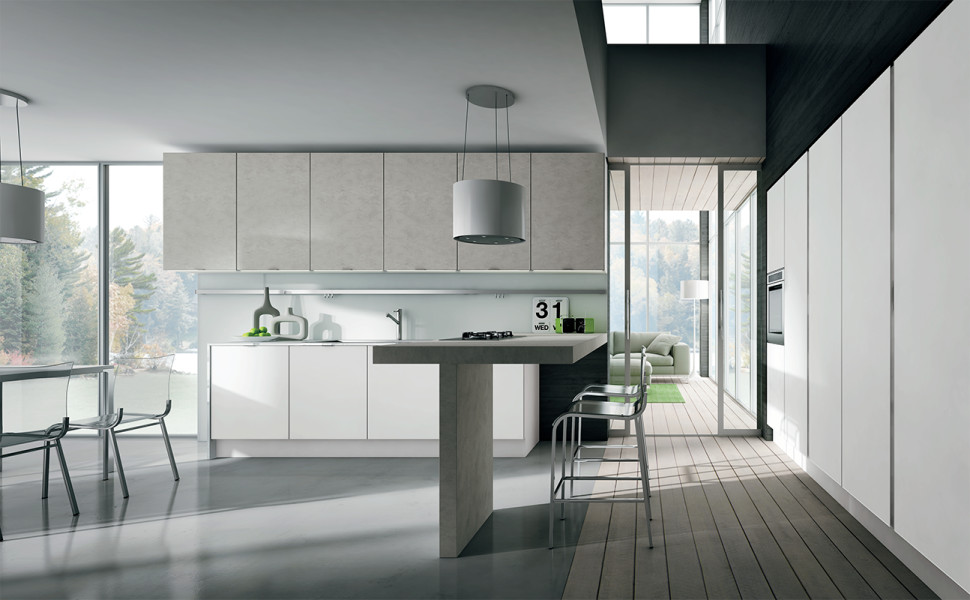 Kitchen Cabinet Gieffe cucine Living supreme Mirror 1