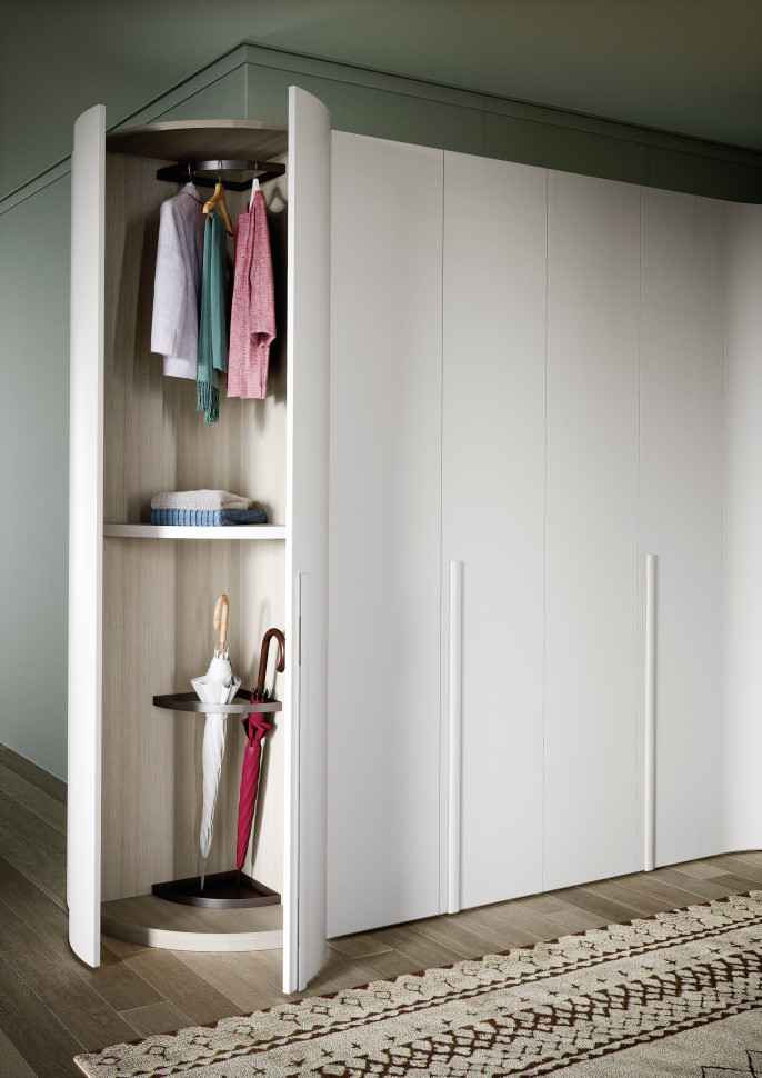 Wardrobe Novamobili Alfa Curvo
