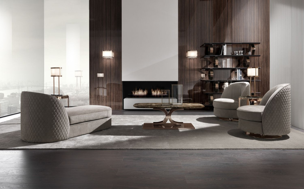 Armchair Dv home collection Charlotte girevole
