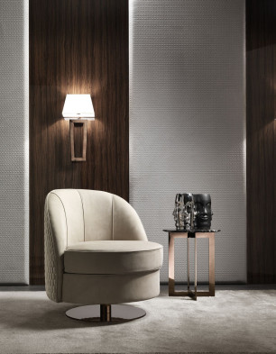 Armchair Dv home collection Charlotte girevole