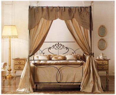 Bed Vittoria orlandi Doris baldacchino