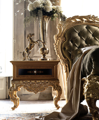 Nightstand Bacci stile Queen elizabeth 1021