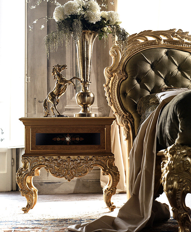 Nightstand Bacci stile Queen elizabeth 1021