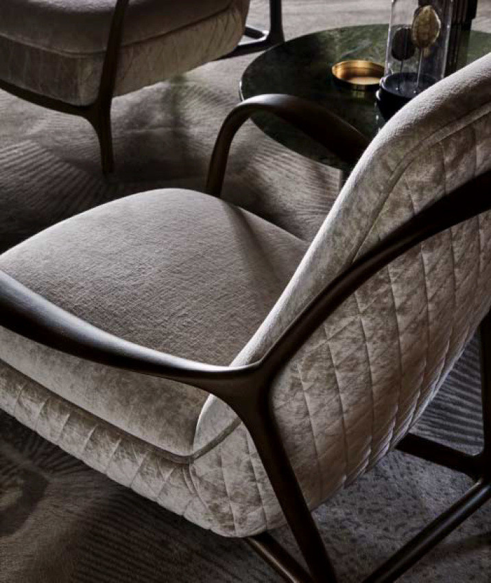 Armchair Callas Angelo cappellini Opera contemporary 49035/N