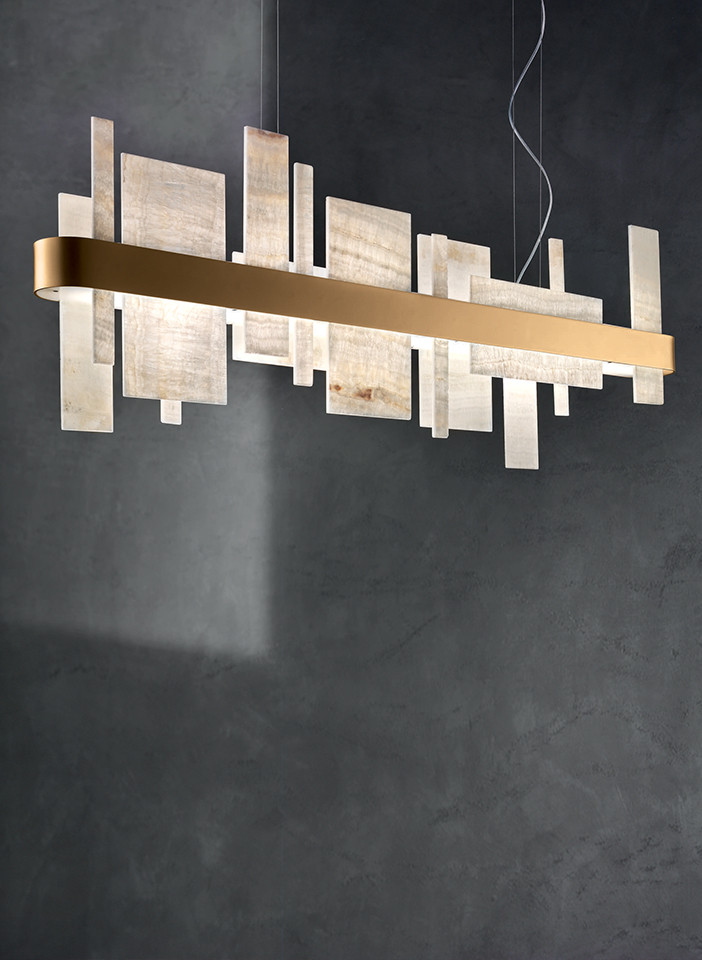 Lamp Chandelier Masiero Honice Suspension Linear