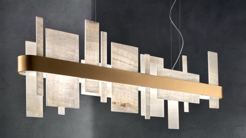 Lamp Chandelier Masiero Honice Suspension Linear