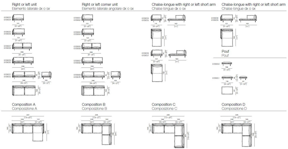 Sofa Arketipo Auto-reverse