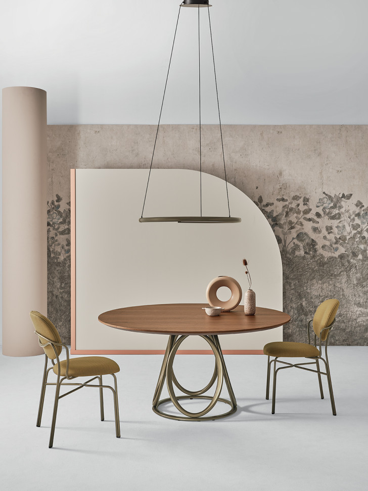 Dining Table Bontempi Louis Round