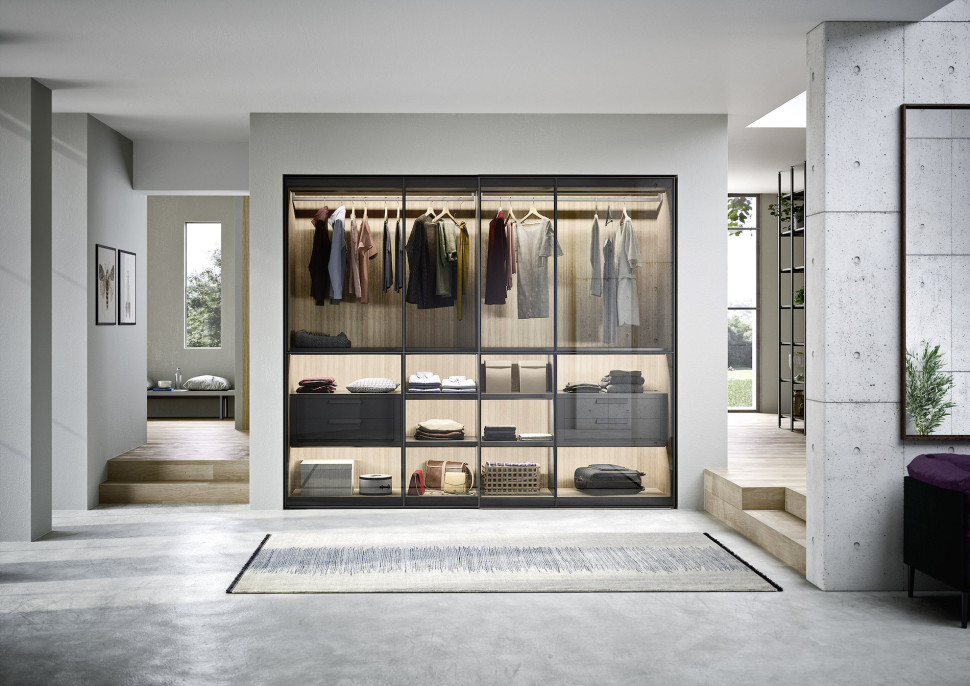 Wardrobe Novamobili Layer Sliding Door