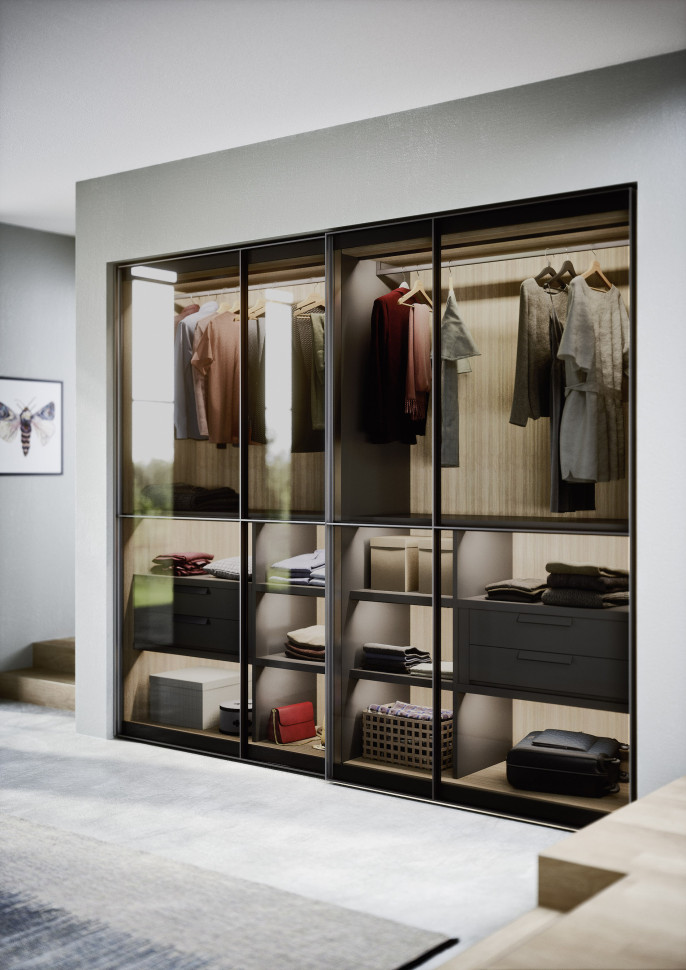 Wardrobe Novamobili Layer Sliding Door