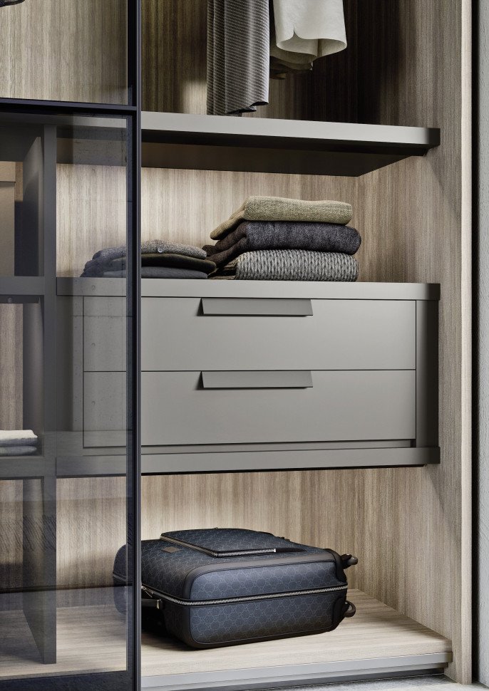 Wardrobe Novamobili Layer Sliding Door