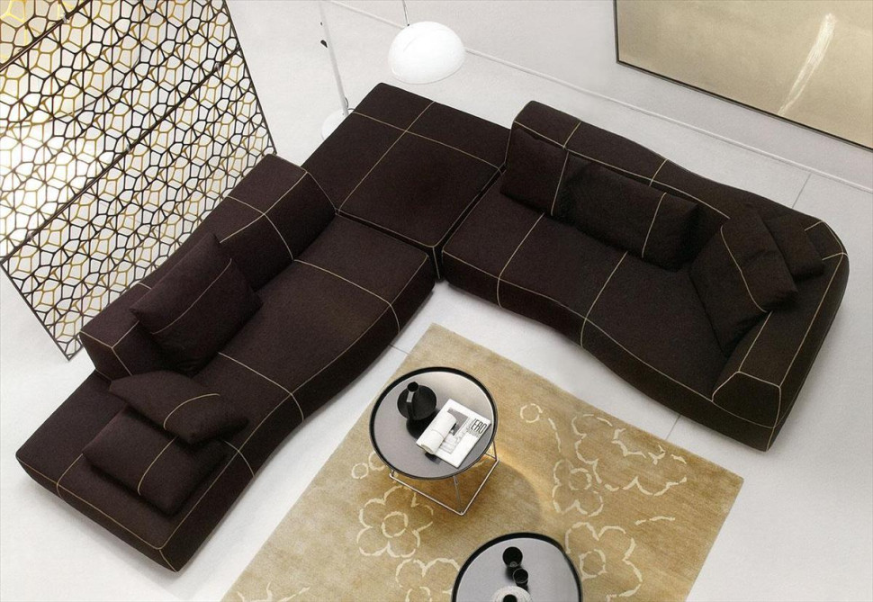 Sofa Bend-sofa B&amp;b italia B214cd+b214td+b1p