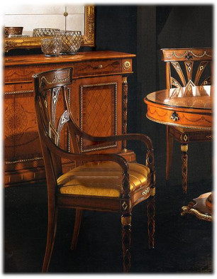 Dining Chair Ezio bellotti Platinum 1387
