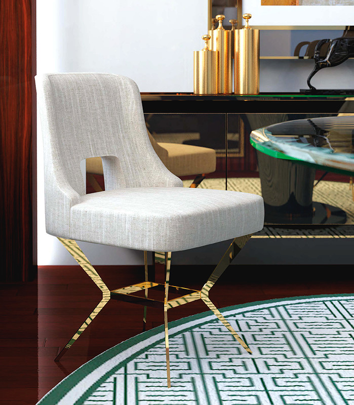 Dining Chair Meroni Contemporary Virginia
