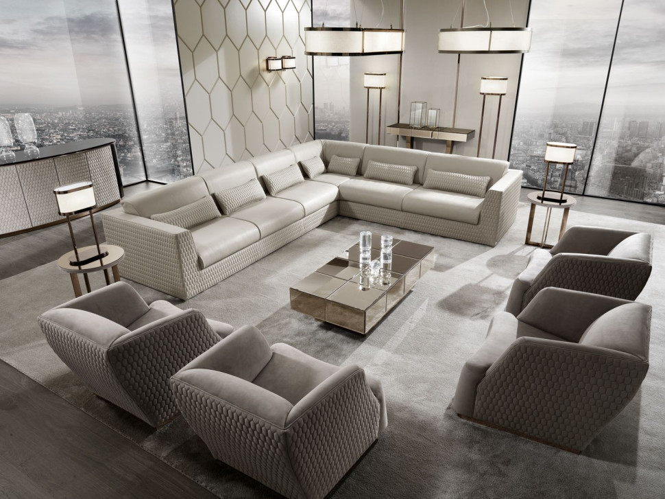 Armchair Dv home collection Cooper quilt