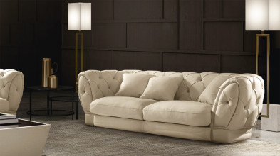 Sofa Bm style Contemporary leather Ottaviano