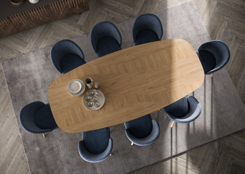 Table Ozzio design Arizona Fisso T257