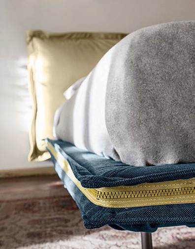 Bed Blues Meta design Su misura tailor made Art. 2113