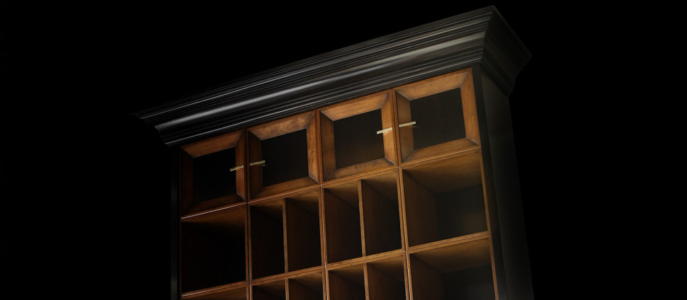Library Shelf Annibale Colombo Quadro L1394