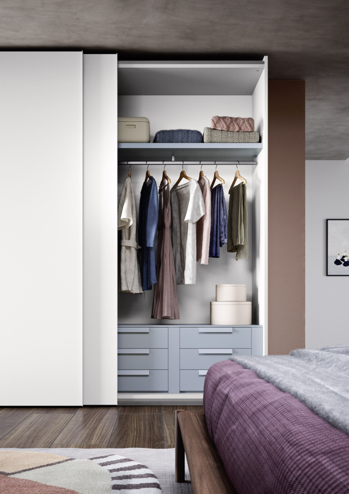 Wardrobe Novamobili Offset Sliding Door