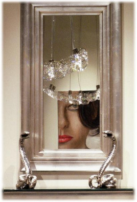 Mirror Mantellassi Casa gioiello Hortensia
