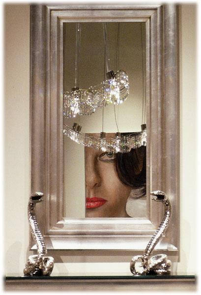 Mirror Mantellassi Casa gioiello Hortensia