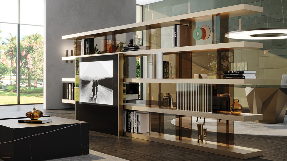 Shelving Rack Reflex Disegno Tango T Libreria – Anta TV