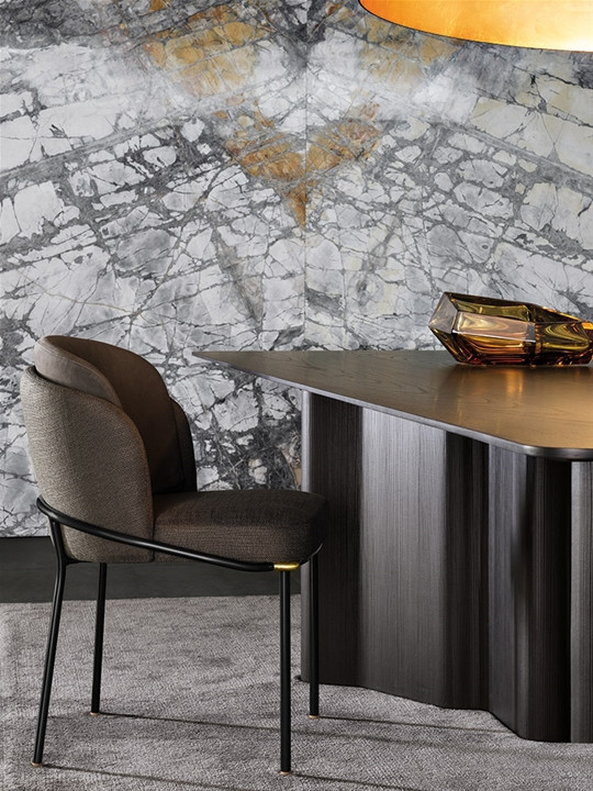 Dining Chair Minotti Fil Noir