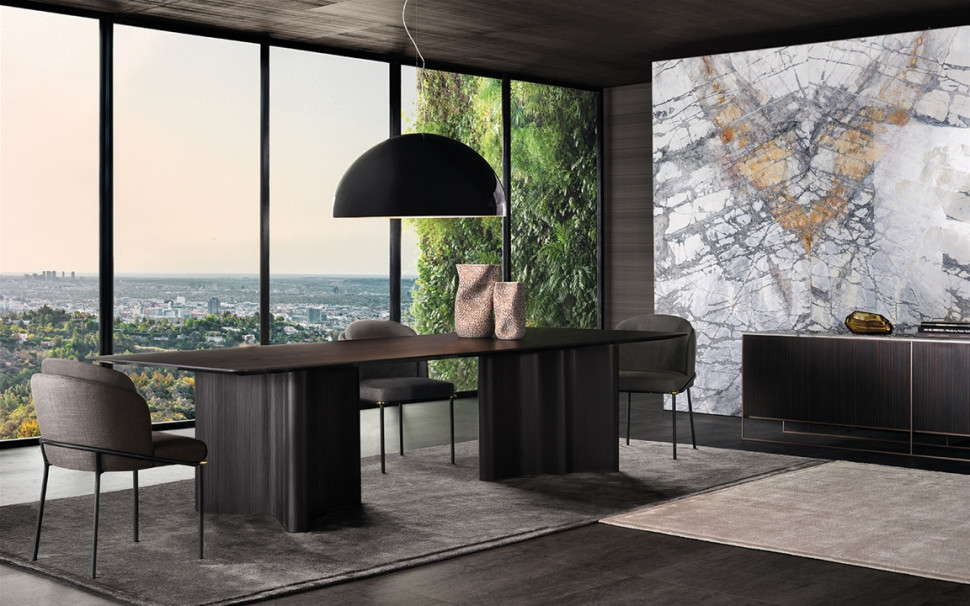 Dining Chair Minotti Fil Noir