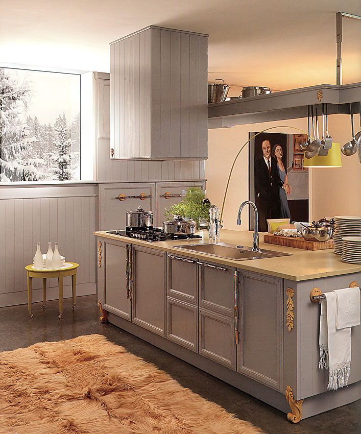 Kitchen Cabinet Acquacotta Dindarello bamboo