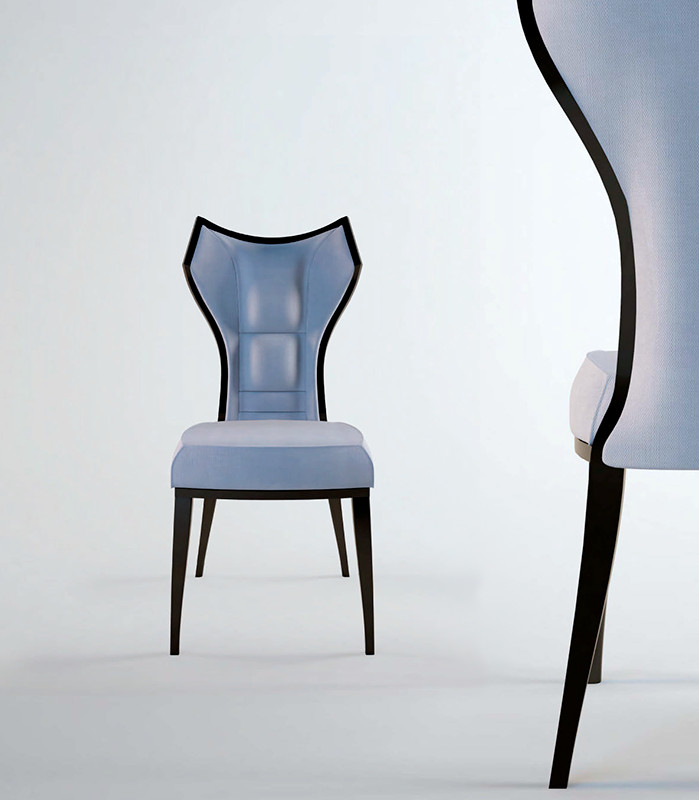 Dining Chair Meroni Contemporary Akita