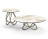 Coffee Table Eforma Febe low top ceramica